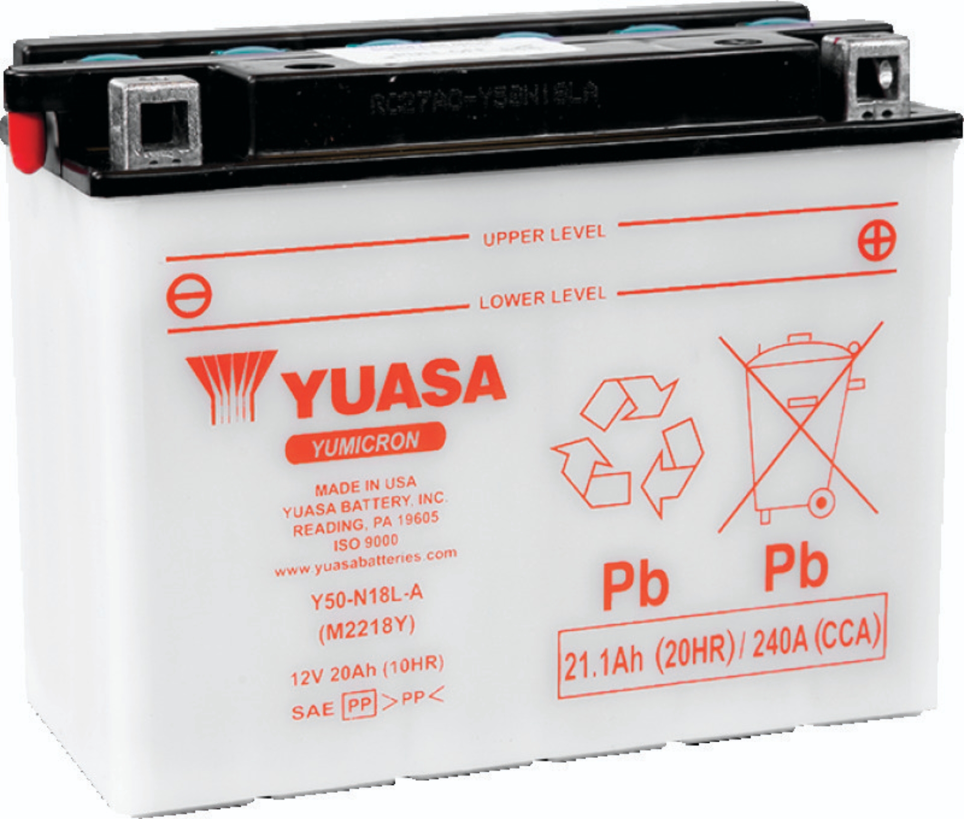 Picture of Yuasa Y50-N18L-A Yumicron 12-Volt Battery