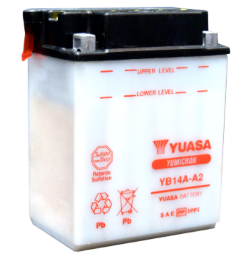Picture of Yuasa YB14A-A2 Yumicron CX 12-Volt Battery