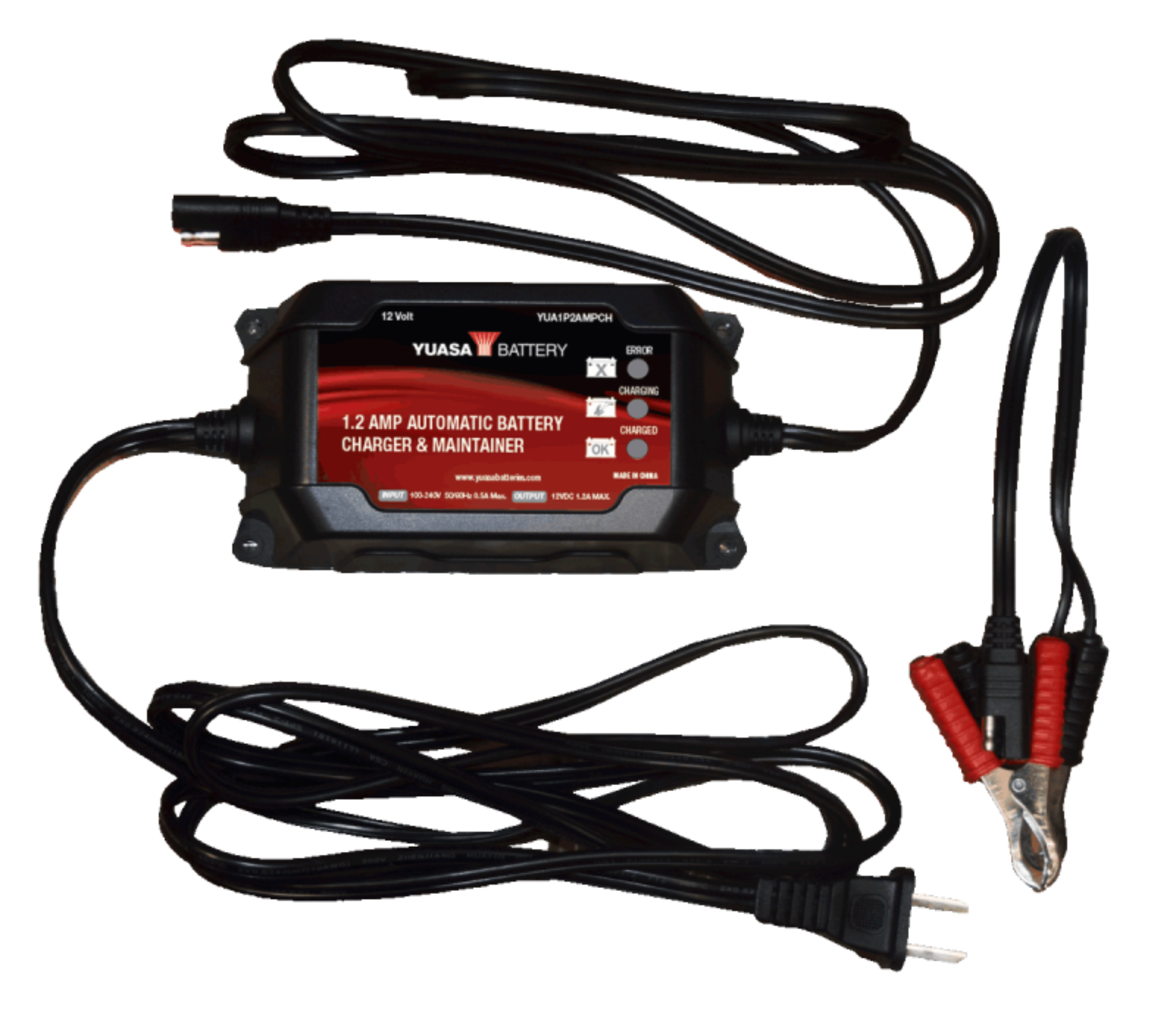 Picture of Yuasa 1.2 Amp Charger & Maintainer - 12V