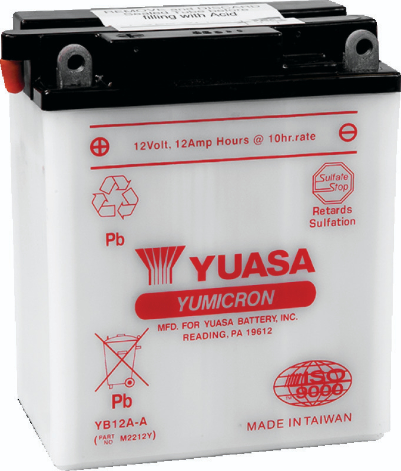 Picture of Yuasa YB12A-A Yumicron 12-Volt Battery