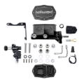 Picture of Wilwood Compact Tandem M/C Aluminum 1.00in Bore w/ Bracket/Valve/Push (Mopar) - Black E-coat