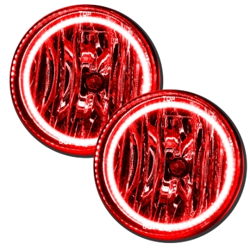 Picture of Oracle Lighting 07-14 GMC Sierra Pre-Assembled LED Halo Fog Lights -Red