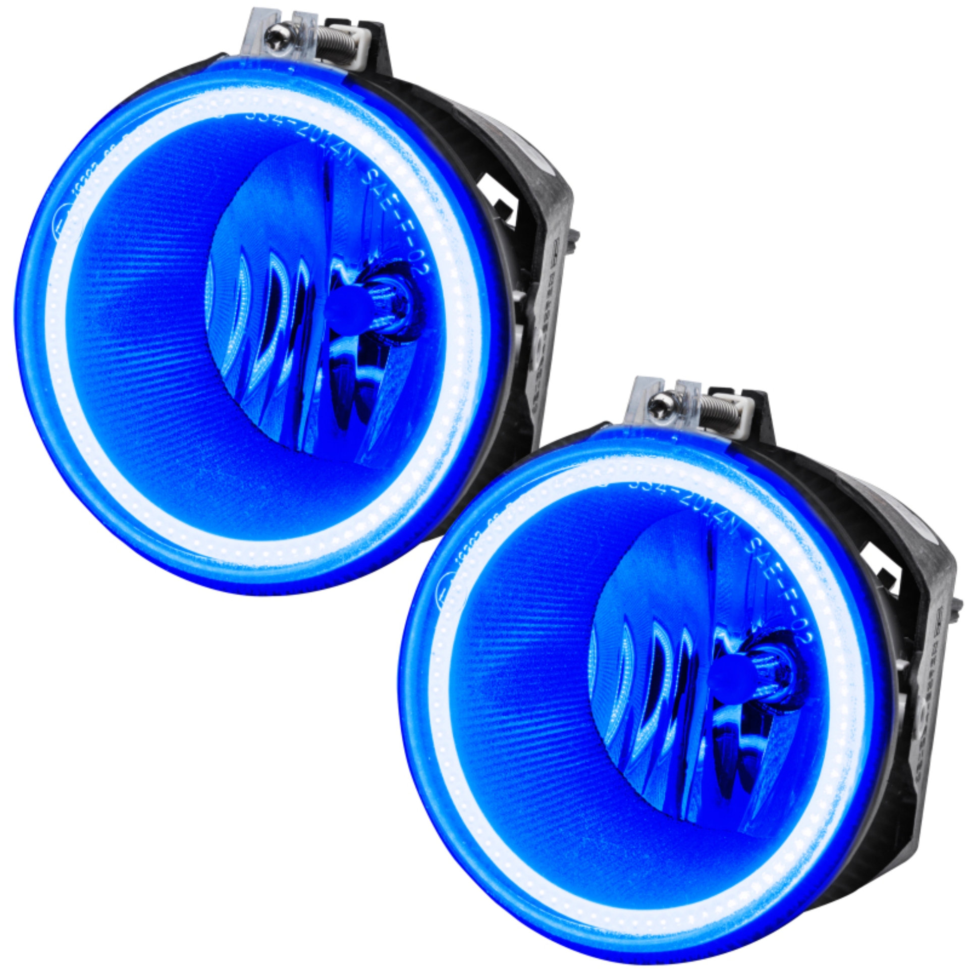 Picture of Oracle Lighting 06-10 Jeep Commander Pre-Assembled LED Halo Headlights -Blue
