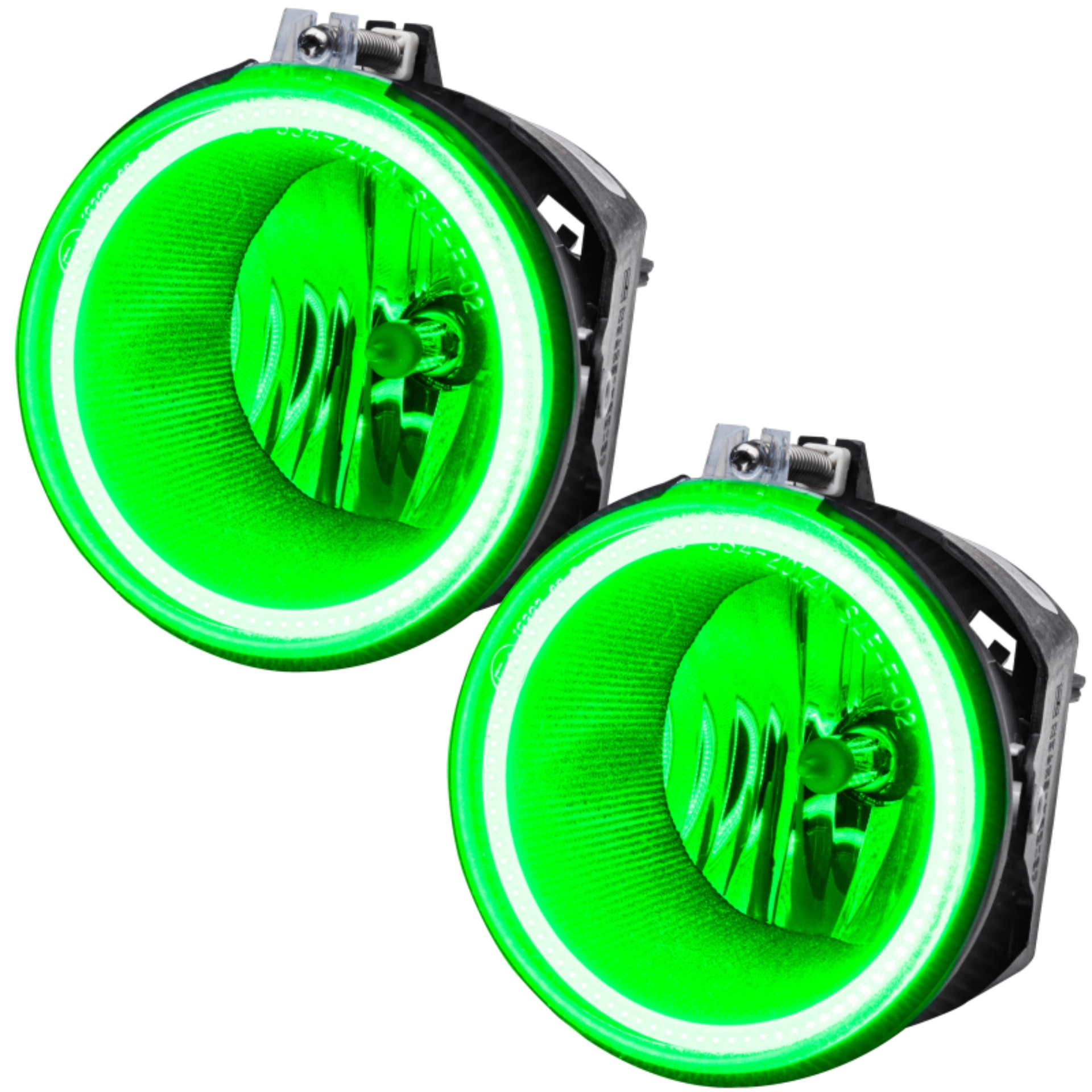 Picture of Oracle Lighting 06-10 Jeep Commander Pre-Assembled LED Halo Headlights -Green