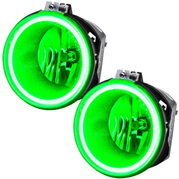Picture of Oracle Lighting 06-10 Jeep Commander Pre-Assembled LED Halo Headlights -Green