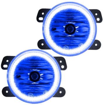 Picture of Oracle Lighting 07-09 Jeep Wrangler JK Pre-Assembled LED Halo Fog Lights -Blue