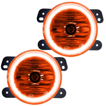 Picture of Oracle Lighting 07-09 Jeep Wrangler JK Pre-Assembled LED Halo Fog Lights -Amber