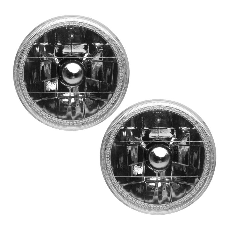 Picture of Oracle Lighting 97-06 Jeep Wrangler TJ Pre-Assembled LED Halo Headlights -Amber