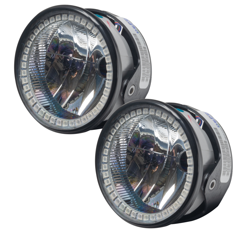 Picture of Oracle Lighting 03-04 Lincoln Navigator Pre-Assembled LED Halo Fog Lights -Blue