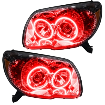 Picture of Oracle Lighting 06-09 Toyota 4-Runner Sport Pre-Assembled LED Halo Headlights -Red
