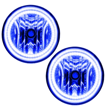 Picture of Oracle Lighting 07-13 Toyota Tundra Pre-Assembled LED Halo Fog Lights -Blue