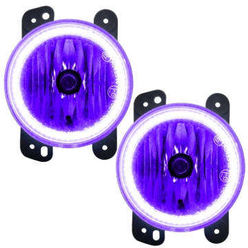 Picture of Oracle Lighting 10-15 Jeep Wrangler JK Pre-Assembled LED Halo Fog Lights -UV/Purple