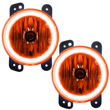 Picture of Oracle Lighting 10-15 Jeep Wrangler JK Pre-Assembled LED Halo Fog Lights -Amber