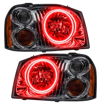 Picture of Oracle Lighting 01-04 Nissan Frontier Pre-Assembled LED Halo Headlights -Red