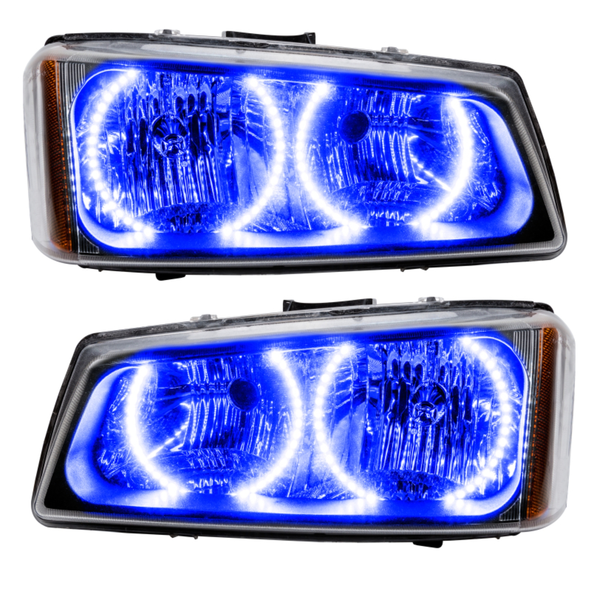 Picture of Oracle Lighting 03-06 Chevrolet Silverado Pre-Assembled LED Halo Headlights -Blue