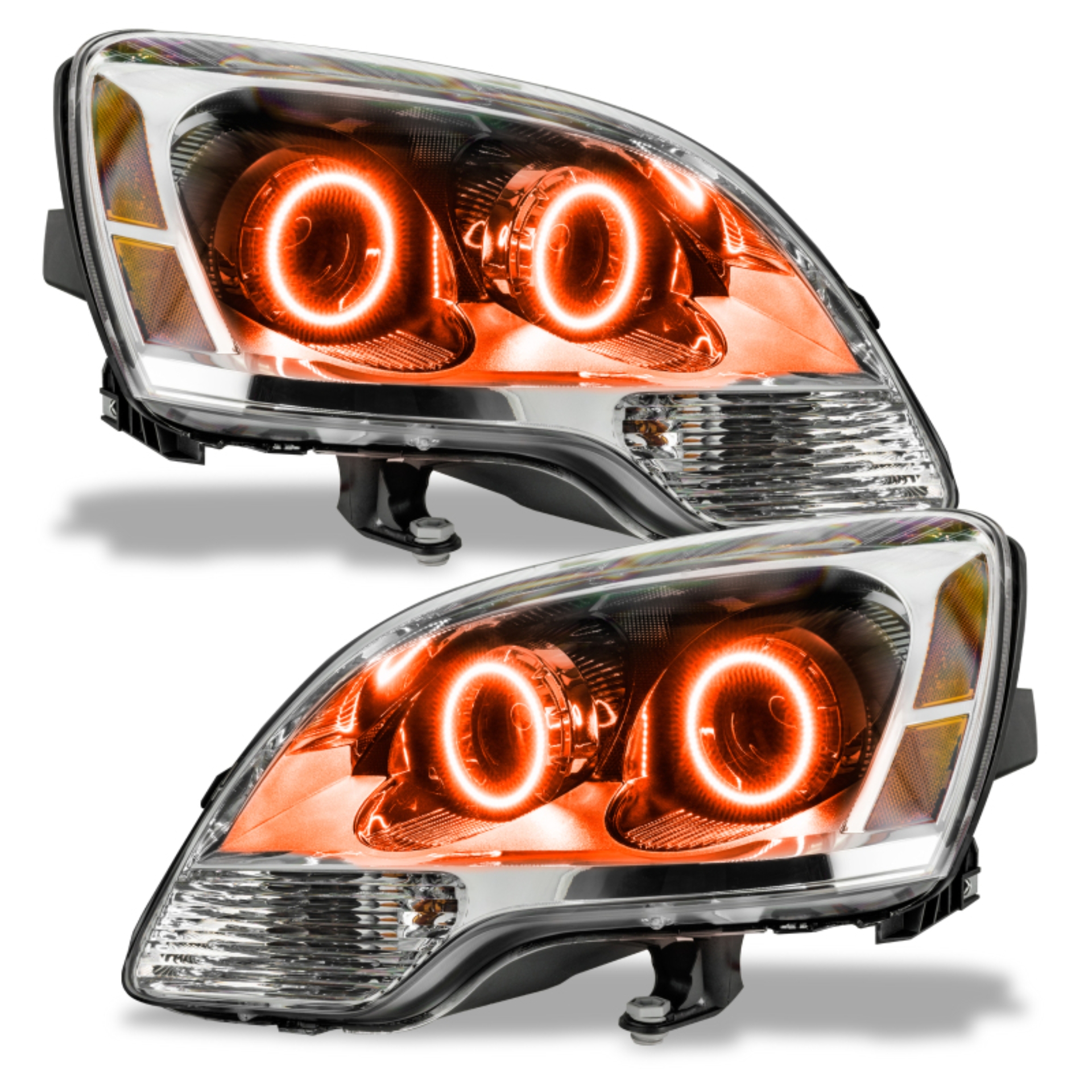 Picture of Oracle Lighting 08-12 GMC Acadia Non-HID Pre-Assembled LED Halo Headlights -Amber
