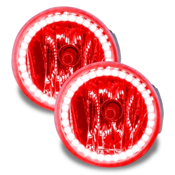 Picture of Oracle Lighting 08 Ford Explorer Sport Trac Pre-Assembled LED Halo Fog Lights -Red
