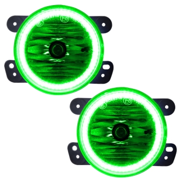 Picture of Oracle Lighting 11-13 Jeep Grand Cherokee Pre-Assembled LED Halo Fog Lights -Green