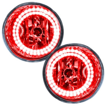 Picture of Oracle Lighting 04-07 Nissan Armada Pre-Assembled LED Halo Fog Lights -Red