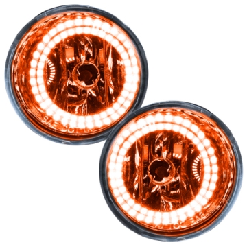 Picture of Oracle Lighting 04-07 Nissan Armada Pre-Assembled LED Halo Fog Lights -Amber