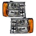 Picture of Oracle Lighting 07-13 GMC Sierra Pre-Assembled LED Halo Headlights -UV/Purple