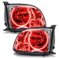 Picture of Oracle Lighting 0506 Toyota Tundra Regular/Accessible PreAssembled Halo Headlights Red