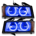 Picture of Oracle Lighting 04-12 Chevrolet Colorado Pre-Assembled LED Halo Headlights -Blue