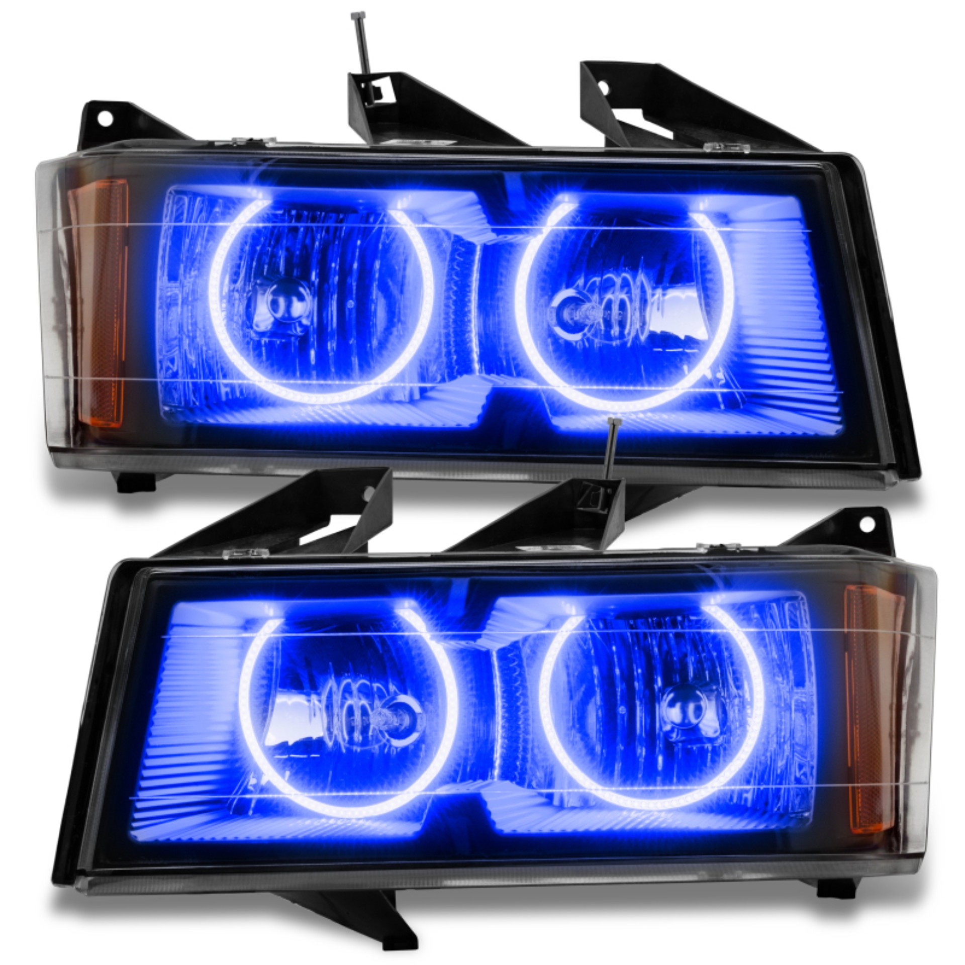 Picture of Oracle Lighting 04-12 Chevrolet Colorado Pre-Assembled LED Halo Headlights -Blue