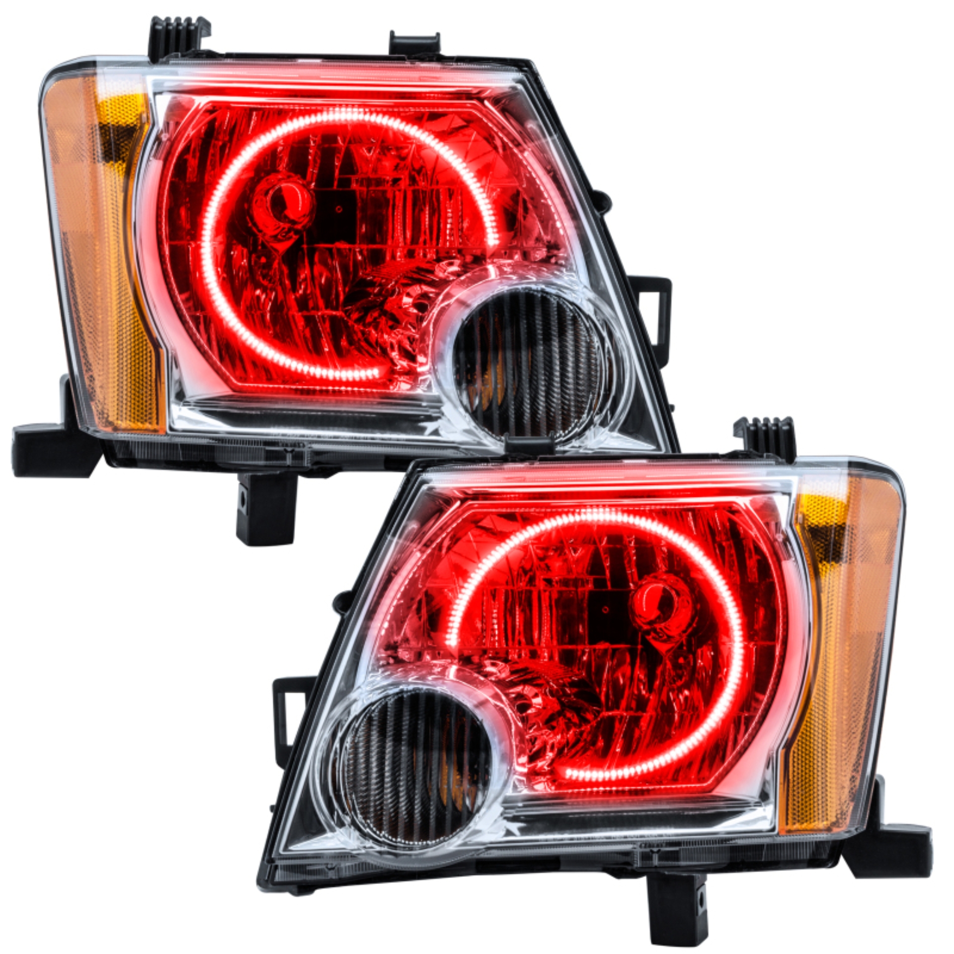 Picture of Oracle Lighting 05-14 Nissan Xterra Pre-Assembled LED Halo Headlights -Red