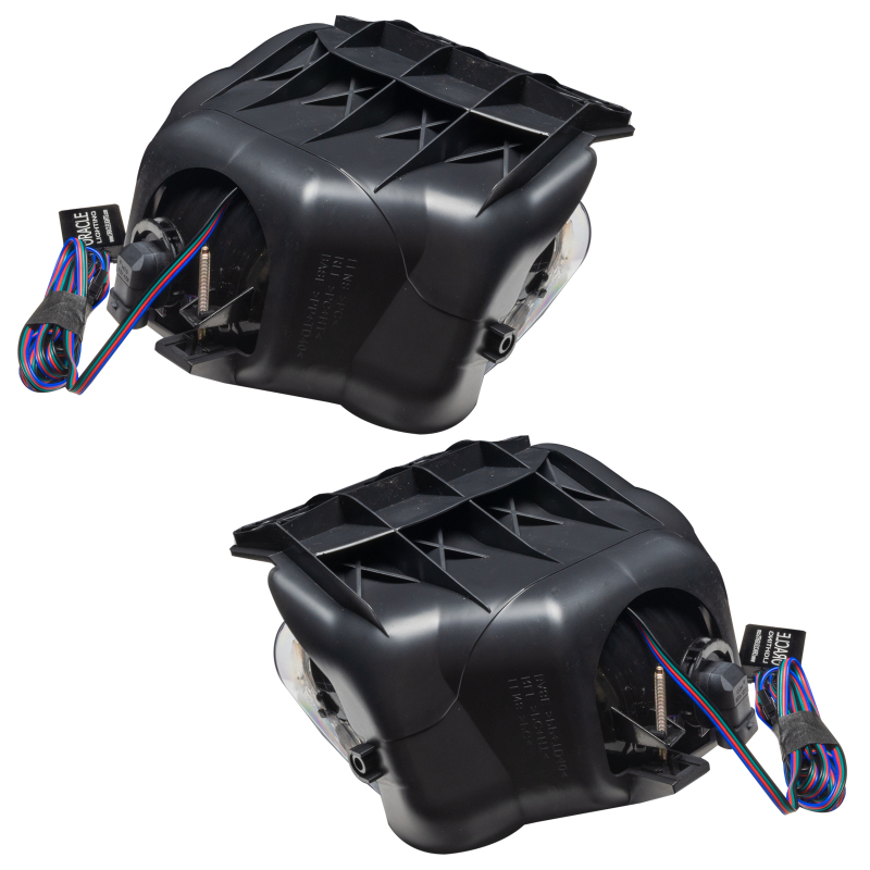 Picture of Oracle Lighting 03-06 Chevrolet Silverado Pre-Assembled LED Halo Fog Lights -Blue