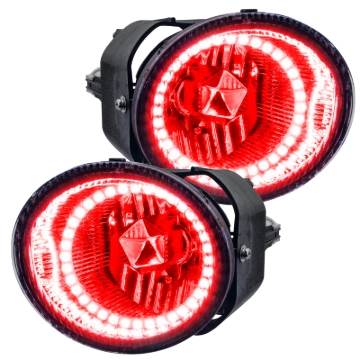 Picture of Oracle Lighting 01-02 Nissan Frontier Pre-Assembled LED Halo Fog Lights -Red