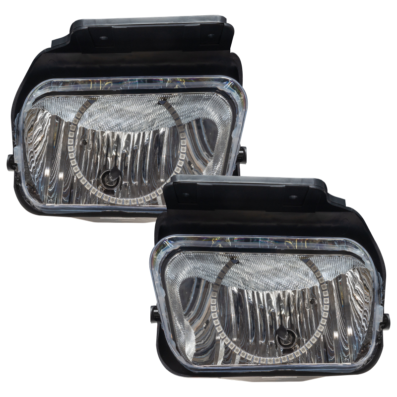 Picture of Oracle Lighting 03-06 Chevrolet Silverado Pre-Assembled LED Halo Fog Lights -Blue