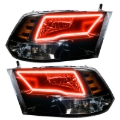 Picture of Oracle Lighting 09-18 RAM 1500 Sport Halo Headlights - Blk Housing w/BC1 Controller