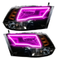Picture of Oracle Lighting 09-18 RAM 1500 Sport Halo Headlights - Blk Housing w/2.0 Controller