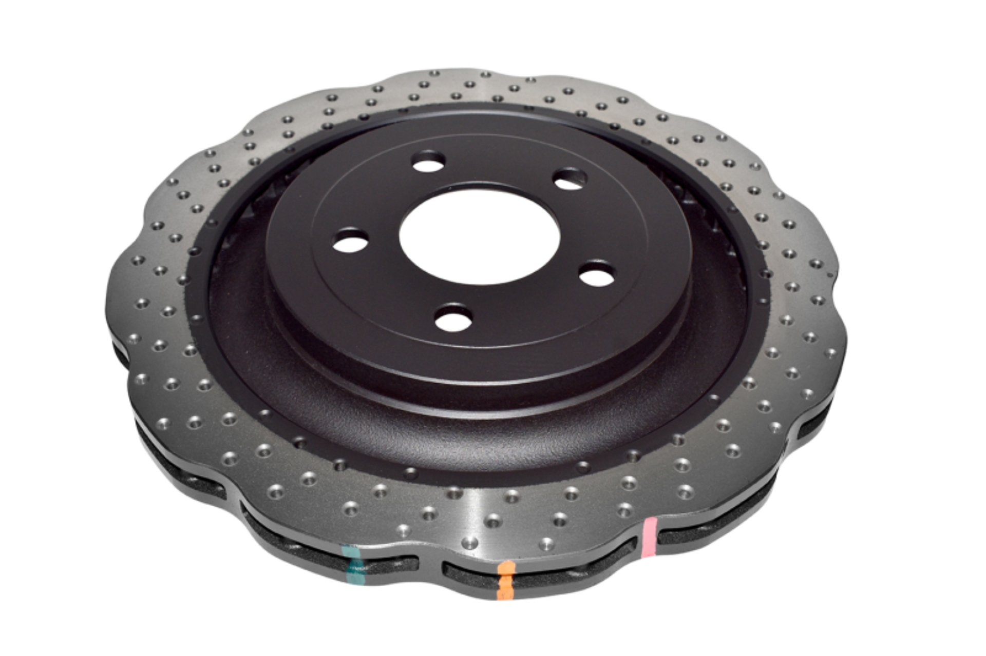 Picture of DBA 15-20 Ford Mustang (w/GT Performance Package) Rear 4000 Series Drilled Wavy Rotor
