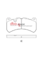 Picture of DBA 15-21 Subaru WRX STI Front RP Performance Brake Pads