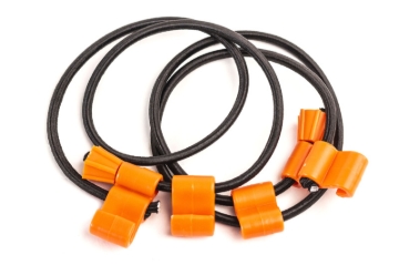 Picture of Giant Loop Rubber Boa Straps - Black/Orange