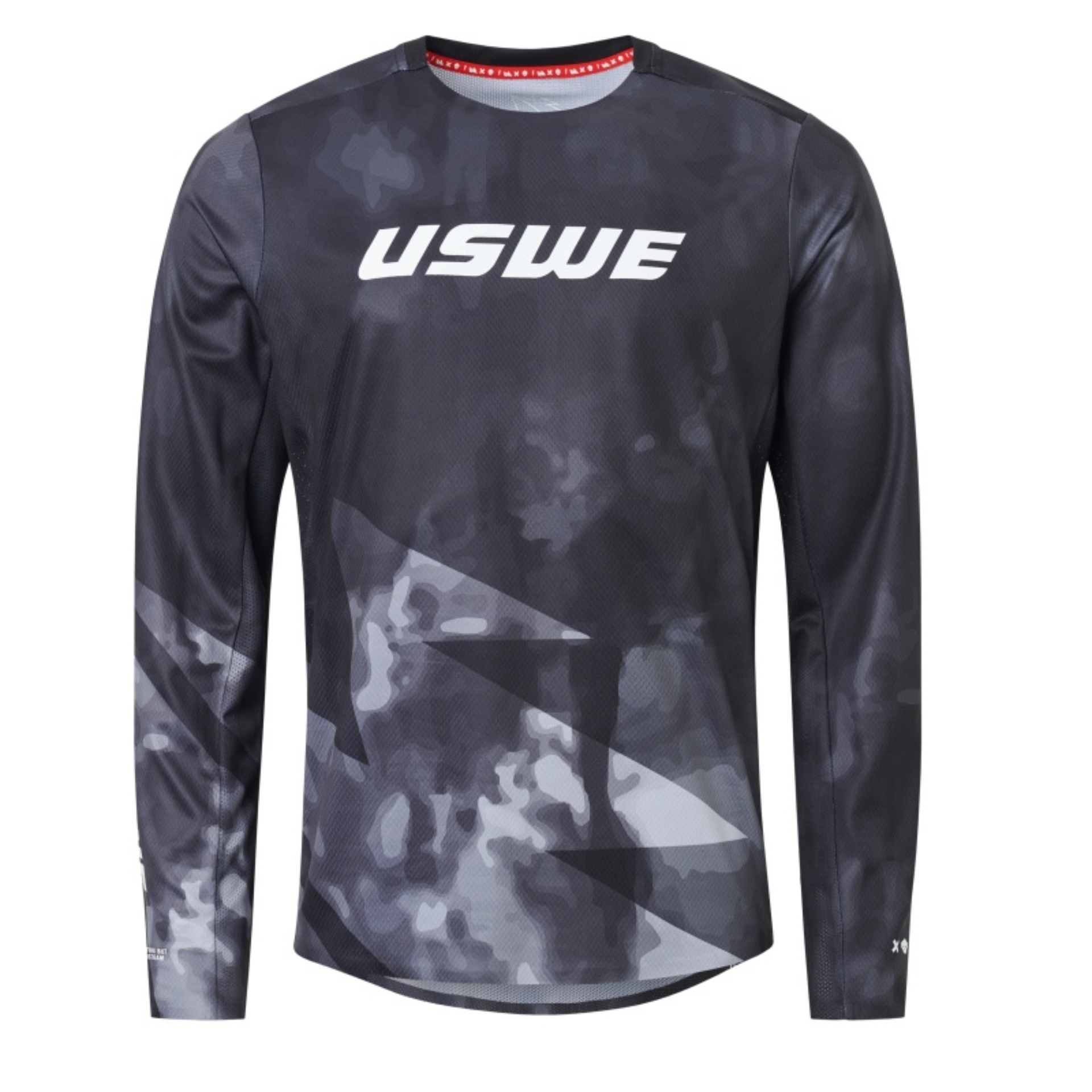 Picture of USWE Rok Off-Road Air Jersey Adult Black - Medium