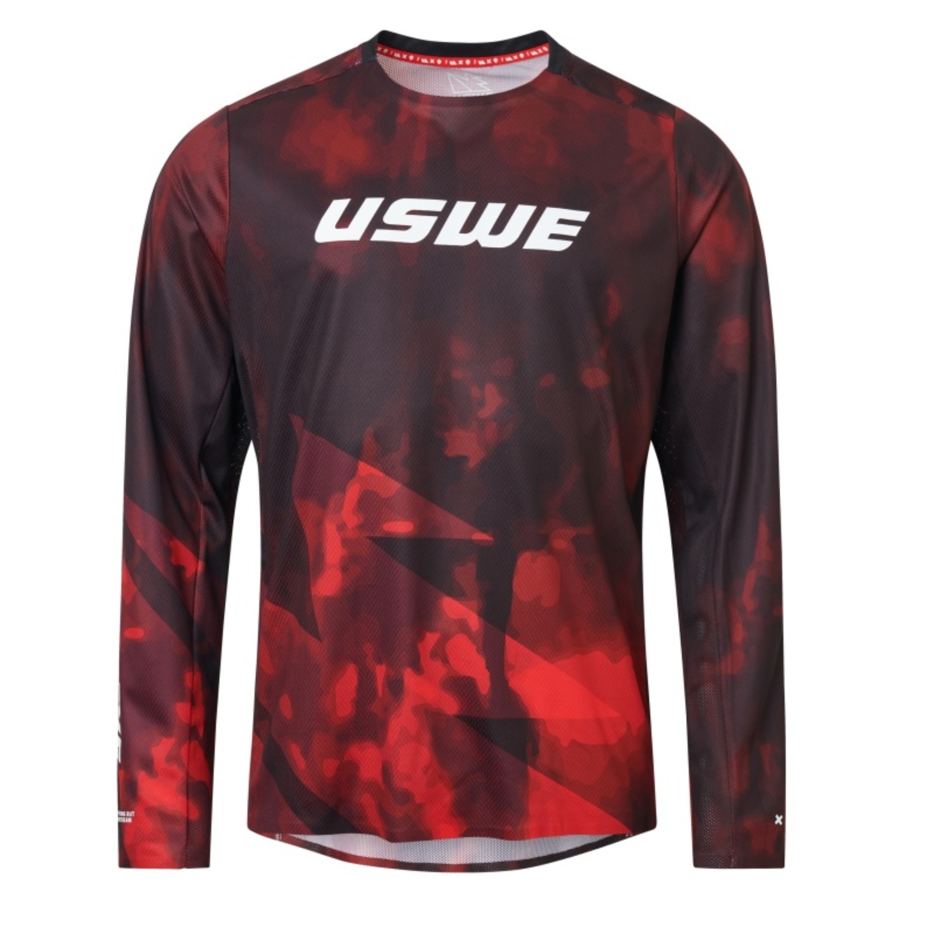 Picture of USWE Rok Off-Road Air Jersey Adult Flame Red - Medium