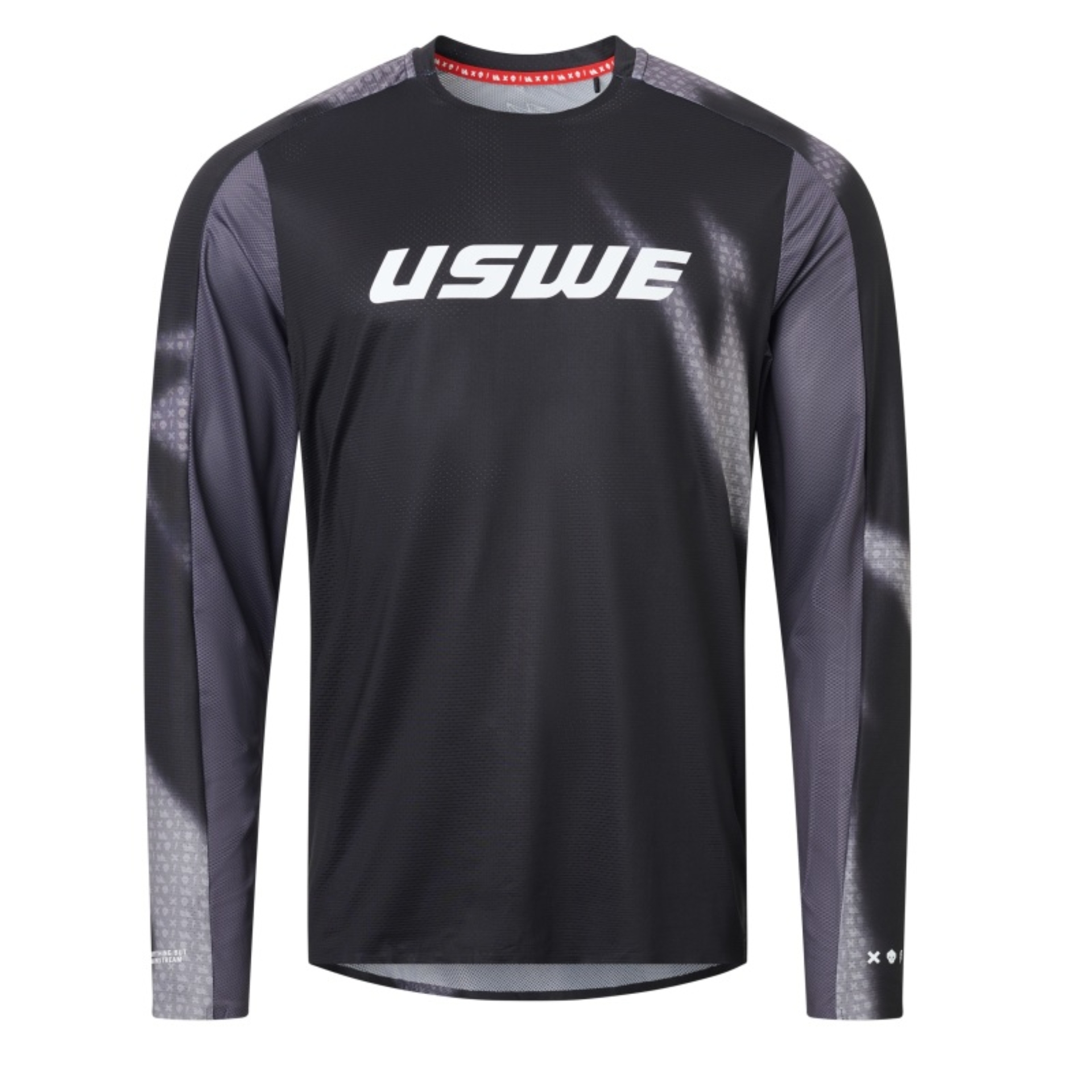 Picture of USWE Kalk Off-Road Jersey Adult Black - Large