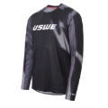 Picture of USWE Kalk Off-Road Jersey Adult Black - Medium