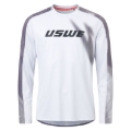 Picture of USWE Kalk Off-Road Jersey Adult White - Small