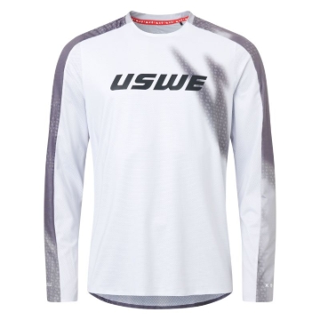 Picture of USWE Kalk Off-Road Jersey Adult White - Small