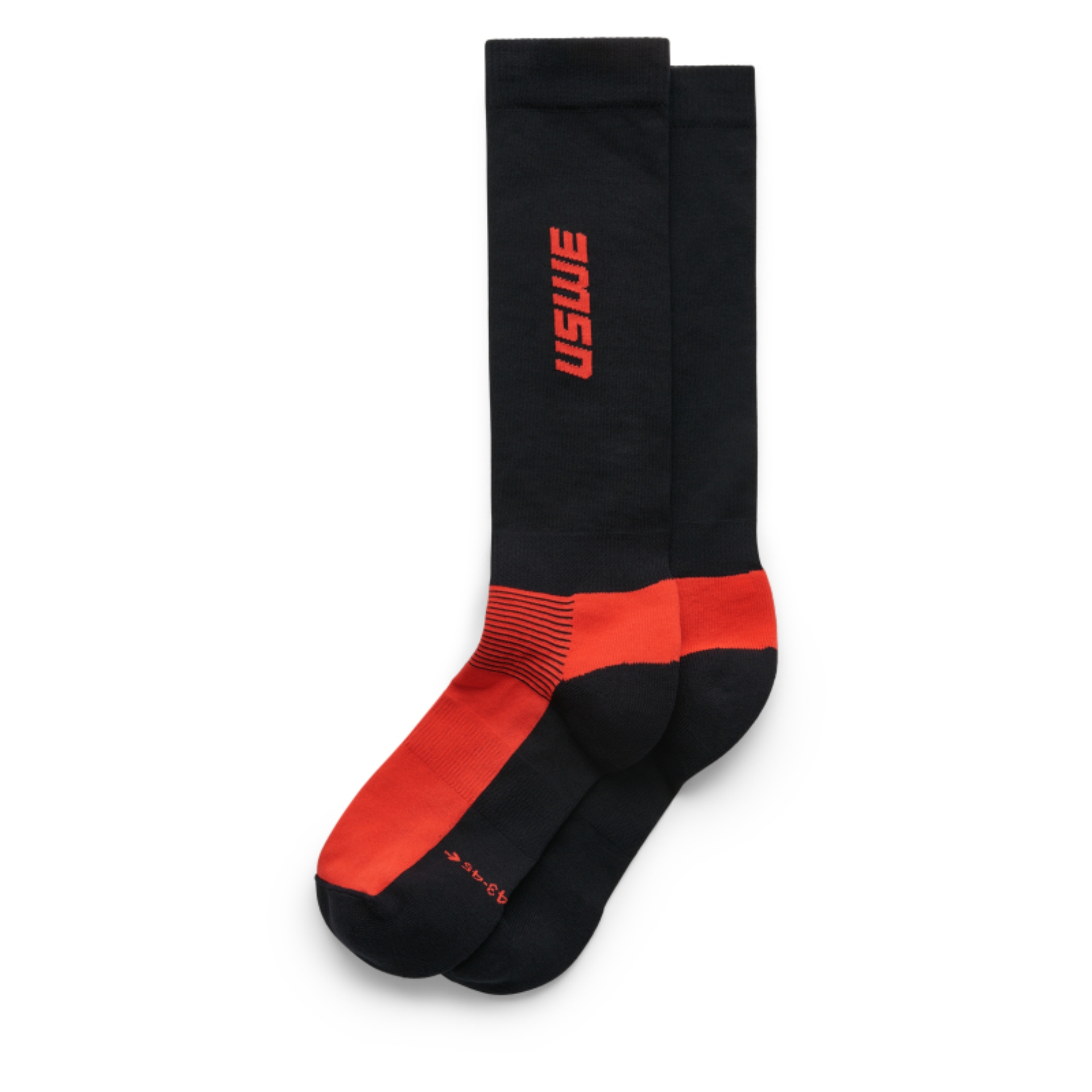 Picture of USWE Rapp Moto Sock Flame Red - Size 40/42