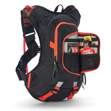 Picture of USWE Moto Hydro Hydration Pack 8L - Black/Factory Orange