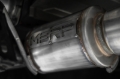Picture of MBRP 2009-2023 Nissan GTR 3.8L Stainless Steel 3.5in Cat-Back, Dual Split Rear Quad Carbon Tips