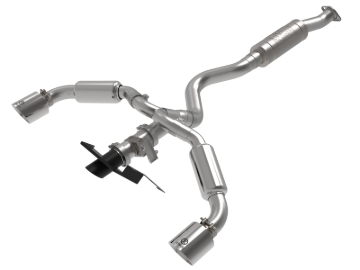 Picture of aFe 23-24 Toyota GR Corolla L3 1.6L (t) Gemini XV 3in to 2-1/2in Cat Back Exhaust w/ Polished Tips