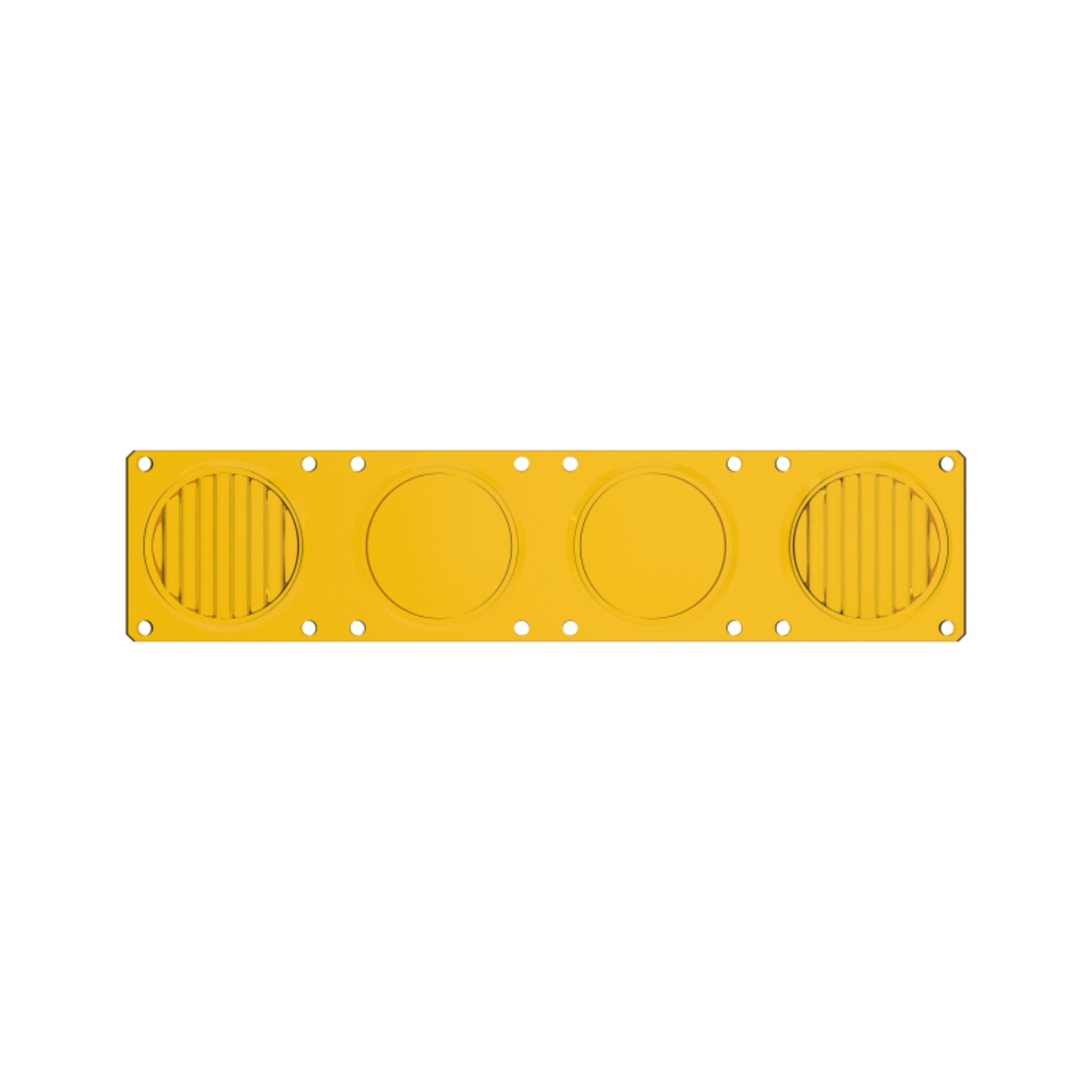 Picture of KC HiLiTES FLEX ERA LED Performance Yellow Combo Lens for Light Bars