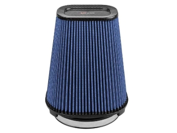 Picture of aFe Magnum FLOW Pro 5R Air Filter (5.5x 7.5)in F (9x 7)in B (5.8 x 3.8)in T (Carbon Fiber) x 10in H