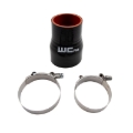 Picture of Wehrli 2.375in x 3in ID Straight Reducer 4.5in Long Silicone Boot and Clamp Kit
